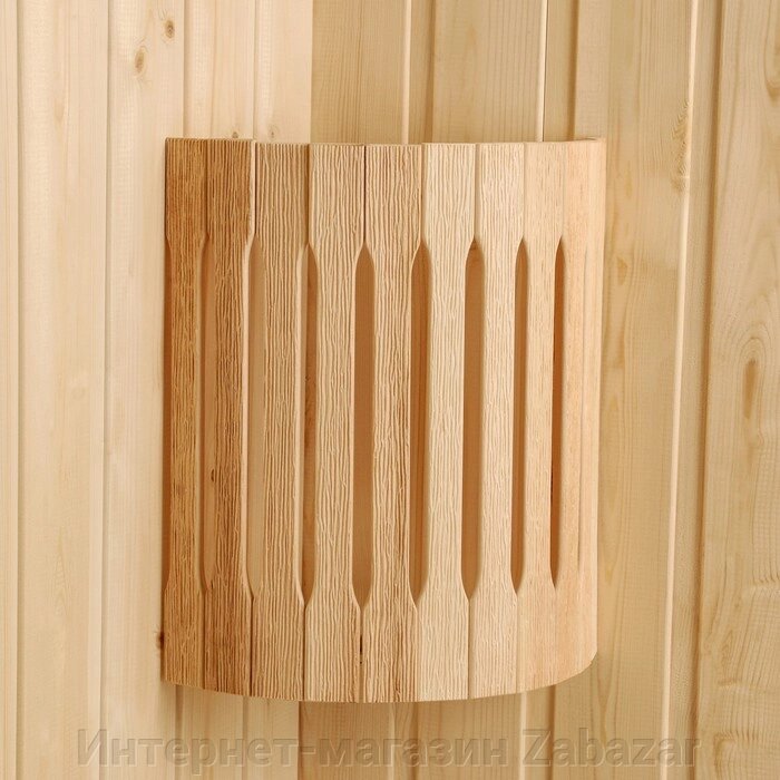 Абажур деревянный "Добрыня", угловой, 29,5х23х16 см от компании Интернет-магазин Zabazar - фото 1