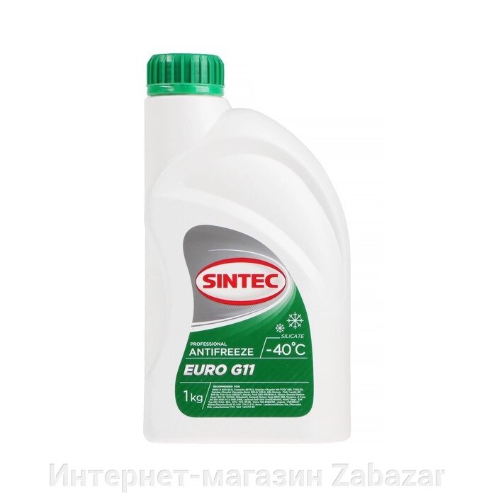 Антифриз Sintec Euro зелёный G-11, 1 кг от компании Интернет-магазин Zabazar - фото 1