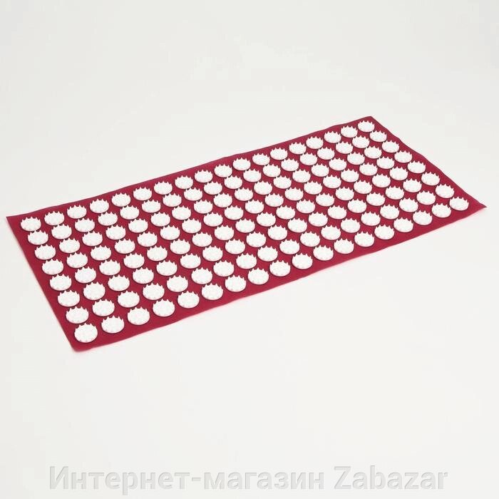 Аппликатор "Кузнецова", 144 колючки, спанбонд, 26 х 56 см, красный. от компании Интернет-магазин Zabazar - фото 1