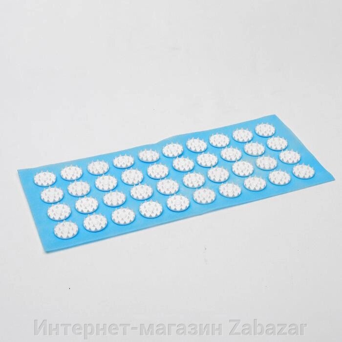 Аппликатор "Кузнецова", 40 колючек, спанбонд, 14 х 32 см, голубой. от компании Интернет-магазин Zabazar - фото 1