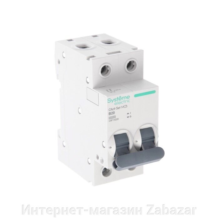 Автоматический выключатель SE City9 Set, B, 20 А, 2P, 4.5 kA, 230 В от компании Интернет-магазин Zabazar - фото 1