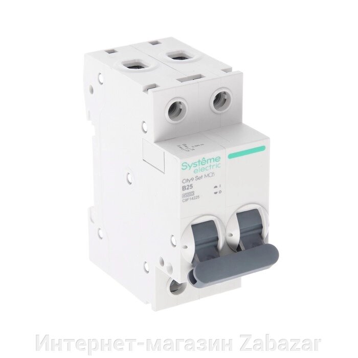 Автоматический выключатель SE City9 Set, B, 25 А, 2P, 4.5 kA, 230 В от компании Интернет-магазин Zabazar - фото 1