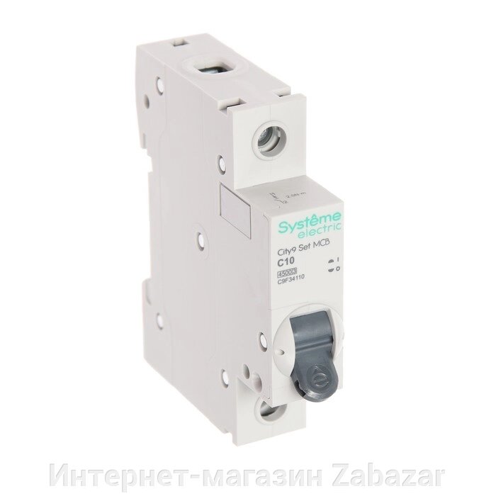 Автоматический выключатель SE City9 Set, С, 10 А, 1P, 4.5 kA, 230 В от компании Интернет-магазин Zabazar - фото 1