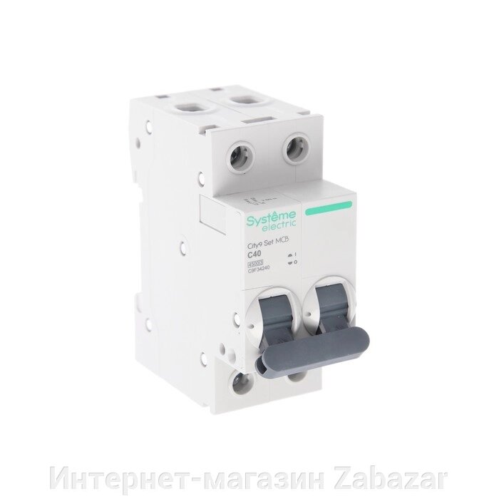 Автоматический выключатель SE City9 Set, С, 40 А, 2P, 4.5 kA, 230 В от компании Интернет-магазин Zabazar - фото 1