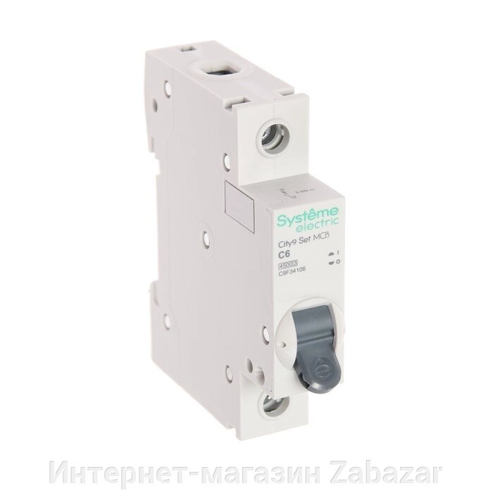Автоматический выключатель SE City9 Set, С, 6 А, 1P, 4.5 kA, 230 В от компании Интернет-магазин Zabazar - фото 1