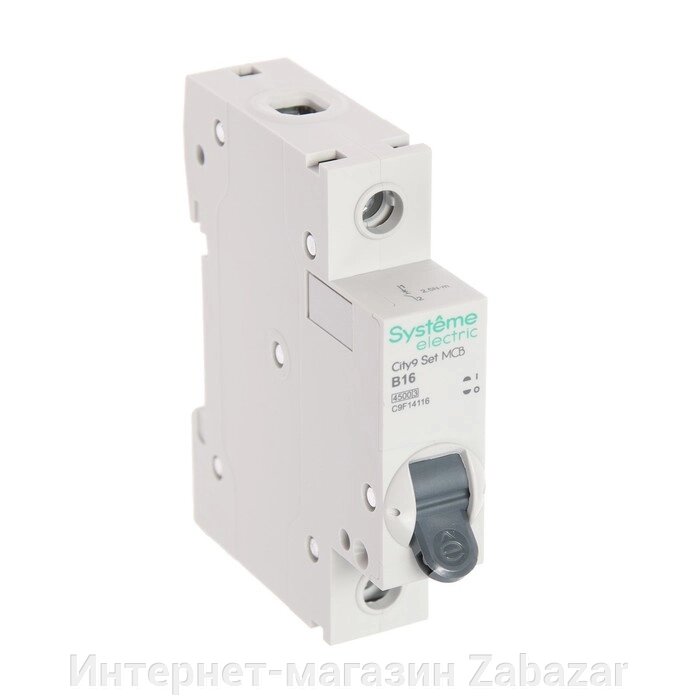 Автоматический выключатель SE City9 Set, В, 16 А, 1P, 4.5 kA, 230 В от компании Интернет-магазин Zabazar - фото 1