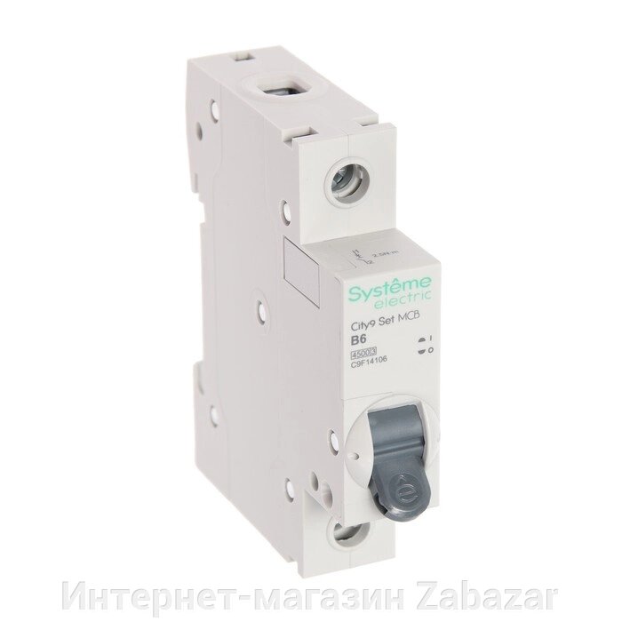 Автоматический выключатель SE City9 Set, В, 6 А, 1P, 4.5 kA, 230 В от компании Интернет-магазин Zabazar - фото 1