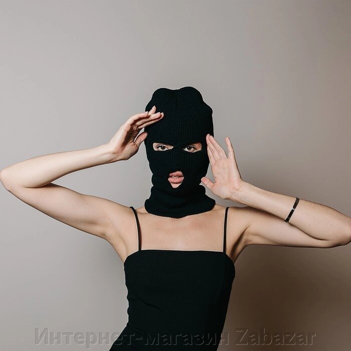 Балаклава, цвет черный от компании Интернет-магазин Zabazar - фото 1