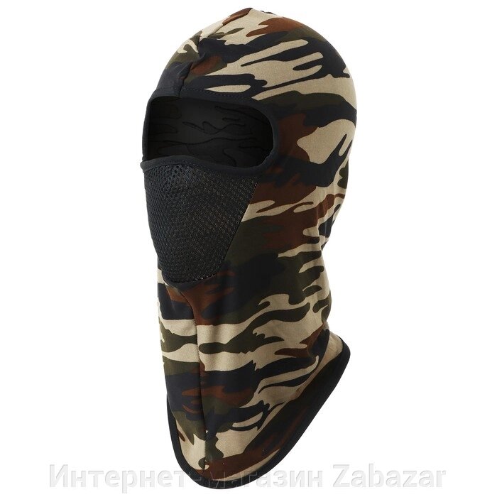 Балаклава-подшлемник, цвет милитари от компании Интернет-магазин Zabazar - фото 1