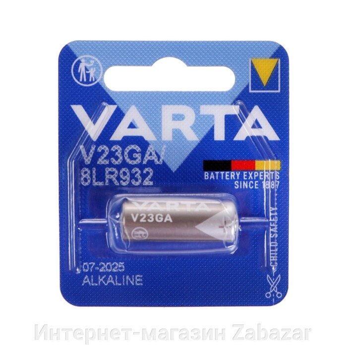 Батарейка алкалиновая Varta, LR23 (MN21, A23) - 1BL, 12В, блистер, 1 шт. от компании Интернет-магазин Zabazar - фото 1
