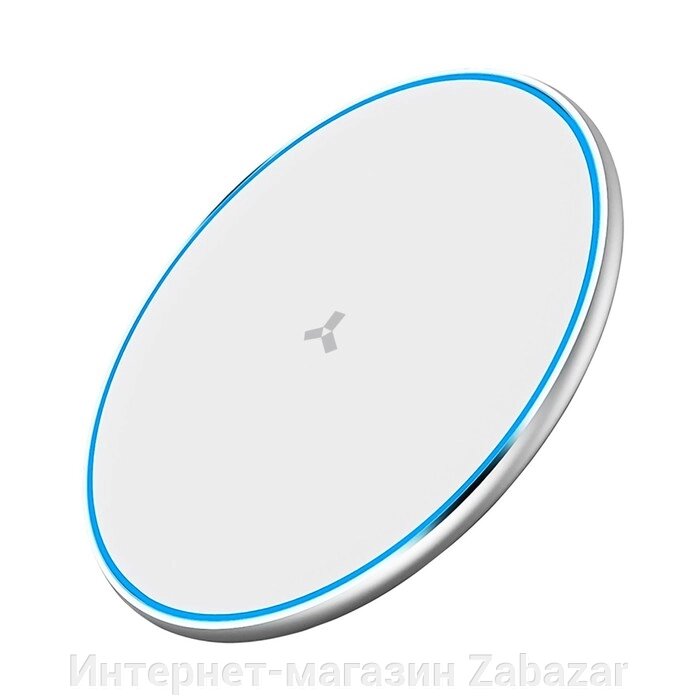 Беспроводное зарядное устройство Accesstyle Stone 15W, Type-C, 1 м, белое от компании Интернет-магазин Zabazar - фото 1