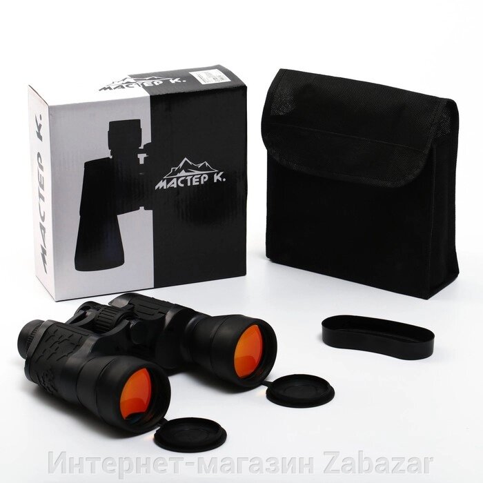 Бинокль 7х50, "Наблюдатель", черный, линзы рубин от компании Интернет-магазин Zabazar - фото 1