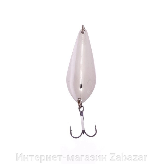 Блесна Питерская колеблющаяся "Атом", цвет белый, 12 г от компании Интернет-магазин Zabazar - фото 1