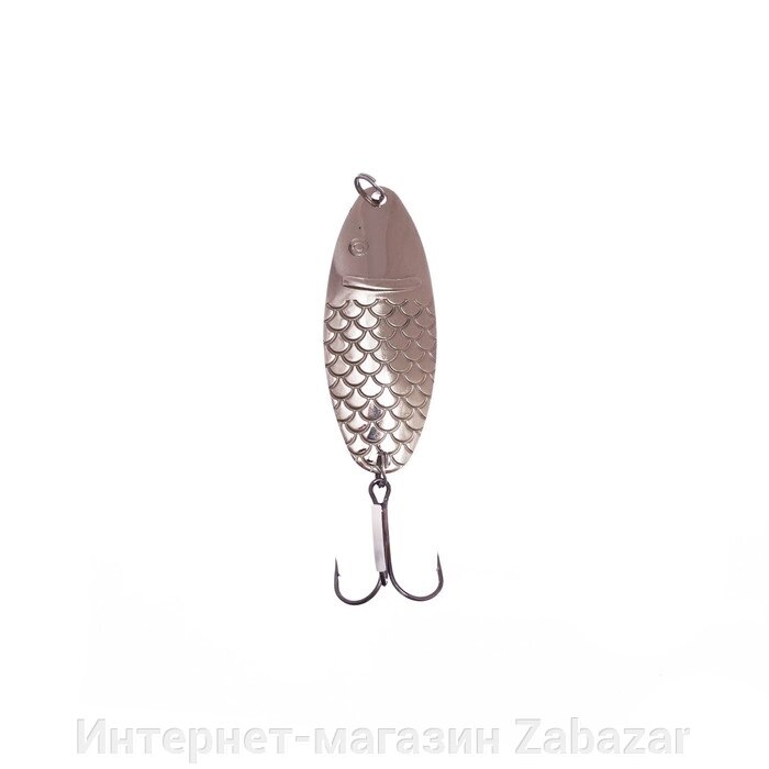 Блесна Питерская колеблющаяся "Черноспинка", цвет белый, 20 г от компании Интернет-магазин Zabazar - фото 1