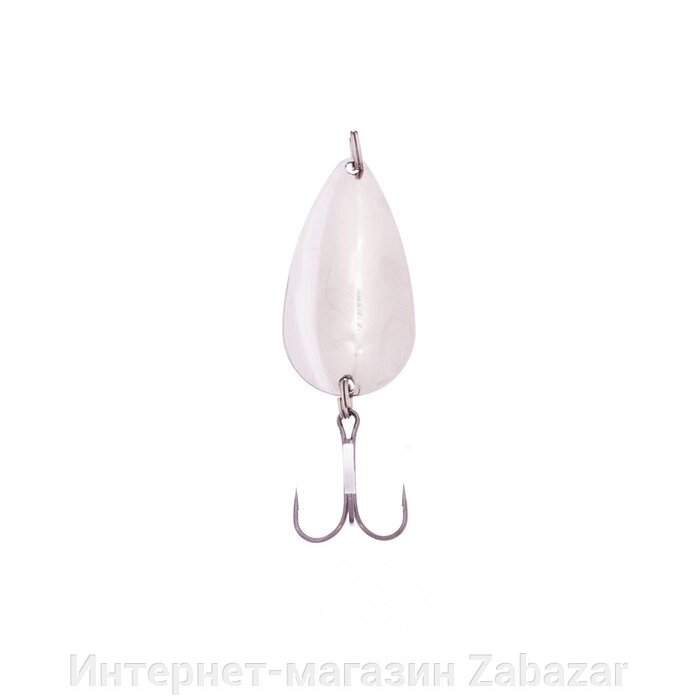 Блесна Питерская колеблющаяся "Ложка-классика", цвет белый, 15 г от компании Интернет-магазин Zabazar - фото 1