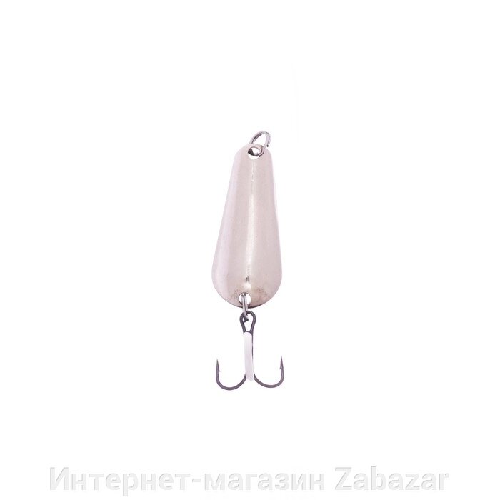 Блесна Питерская колеблющаяся "Окуневая", цвет белый, 12 г от компании Интернет-магазин Zabazar - фото 1
