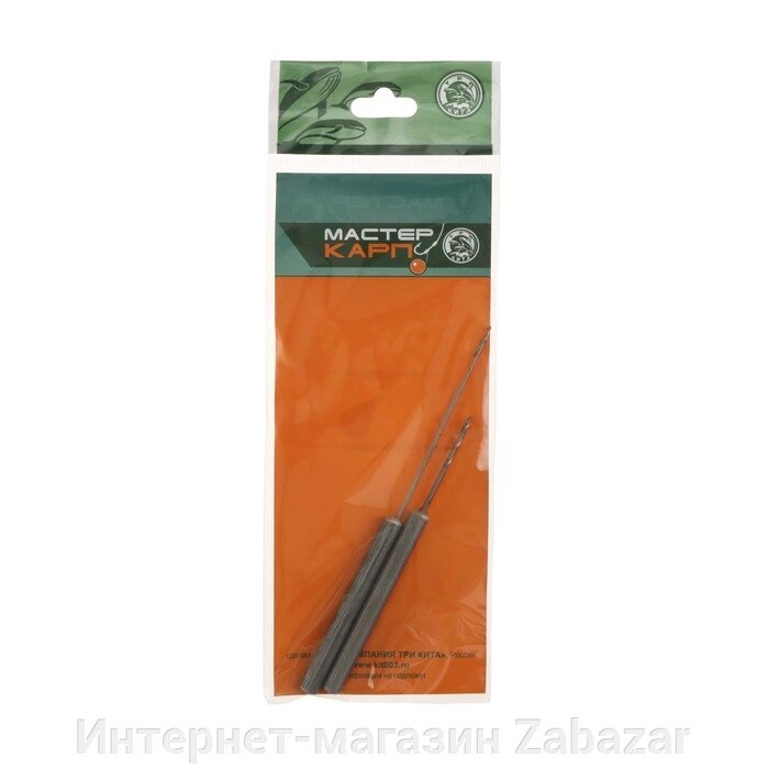 Бойлевый набор игла + сверло металл №1 (поводковая нить и лидкор 20.4 кг) от компании Интернет-магазин Zabazar - фото 1