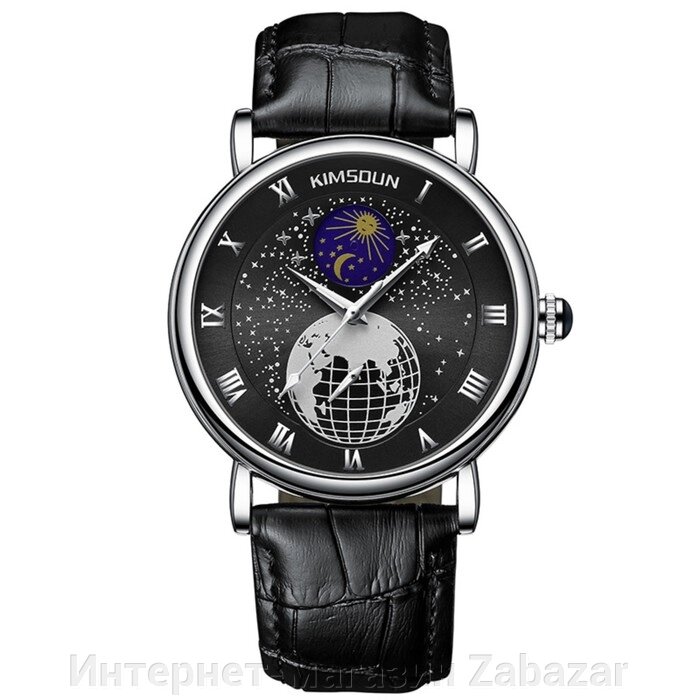 Часы наручные кварцевые мужские, d-4.5 см, водонепроницаемые от компании Интернет-магазин Zabazar - фото 1