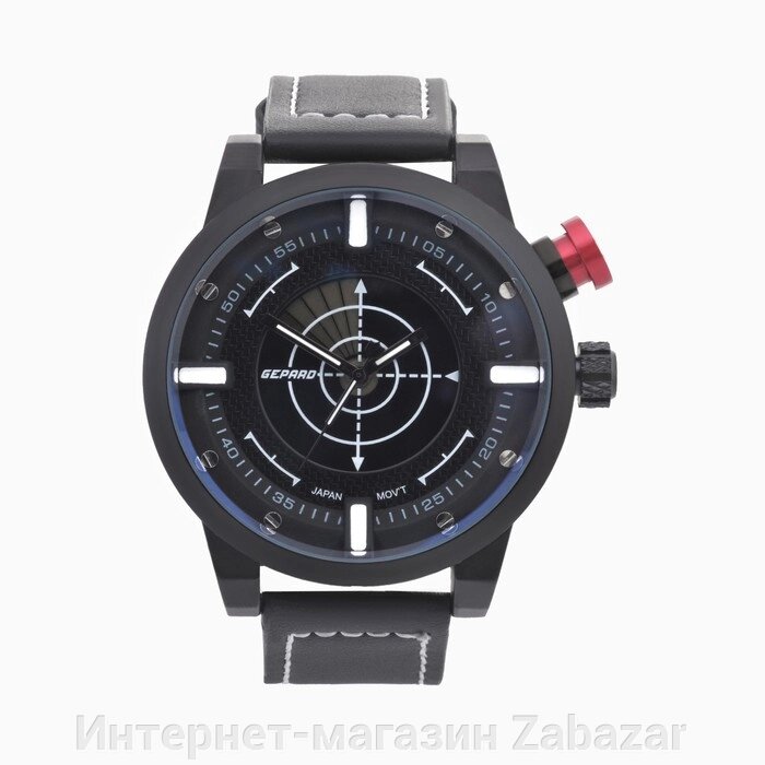Часы наручные кварцевые мужские Gepard, модель 1225A11L1 от компании Интернет-магазин Zabazar - фото 1