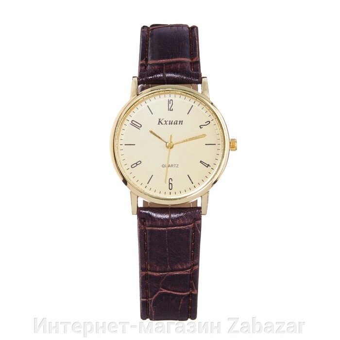 Часы наручные кварцевые мужские "KX -  классика", d-3.8 см, микс от компании Интернет-магазин Zabazar - фото 1