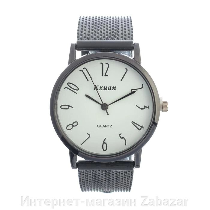 Часы наручные кварцевые мужские "Kxuan", d-4 см, ремешок силикон 23 см от компании Интернет-магазин Zabazar - фото 1