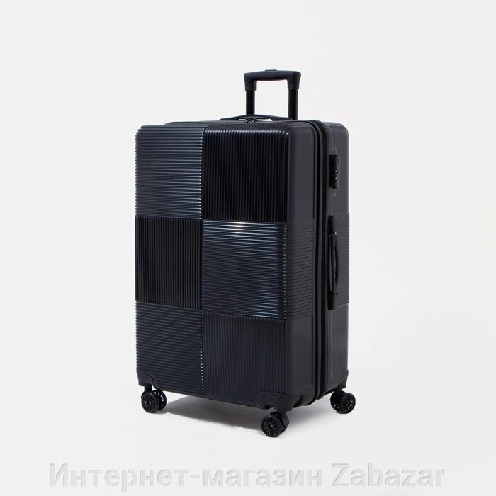 Чемодан большой 28" кодовый замок, цвет чёрный от компании Интернет-магазин Zabazar - фото 1