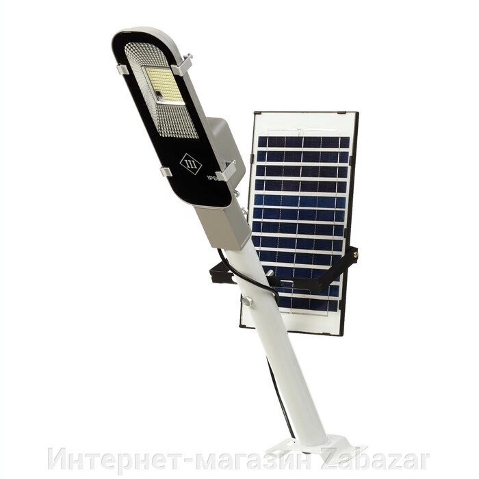 Фонарь настенный аккумуляторный, 100 Вт, 6000 мАч, диод 2835, солнечная батарея от компании Интернет-магазин Zabazar - фото 1