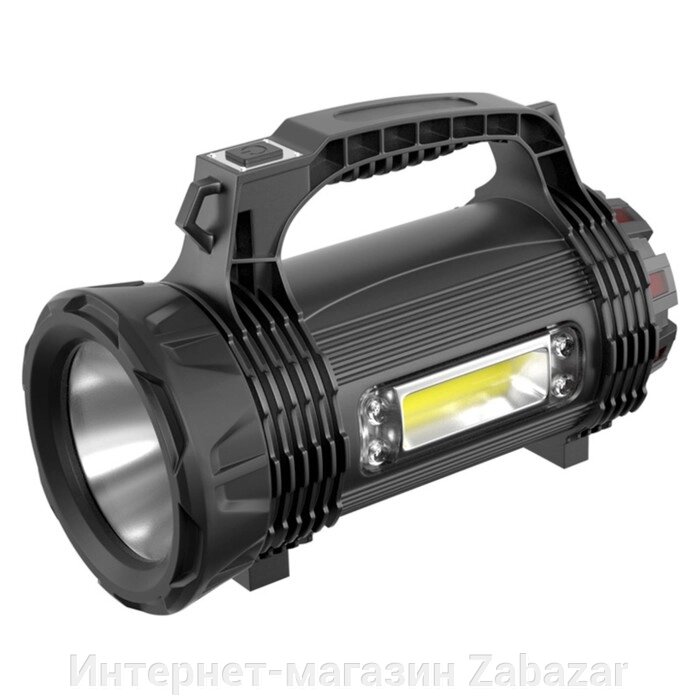 Фонарь прожекторный аккумуляторный, 20 Вт, 3600 мАч, XPE, COB, IPX66, 5 режимов, USB от компании Интернет-магазин Zabazar - фото 1