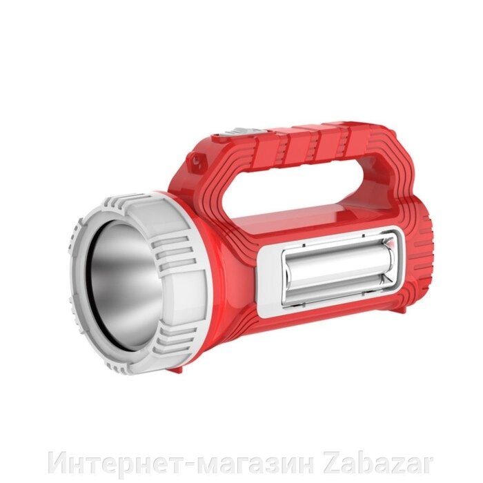 Фонарь прожекторный аккумуляторный, 5+1 Вт, 800 мАч, LED, COB, 18.5 х 8.2 см от компании Интернет-магазин Zabazar - фото 1