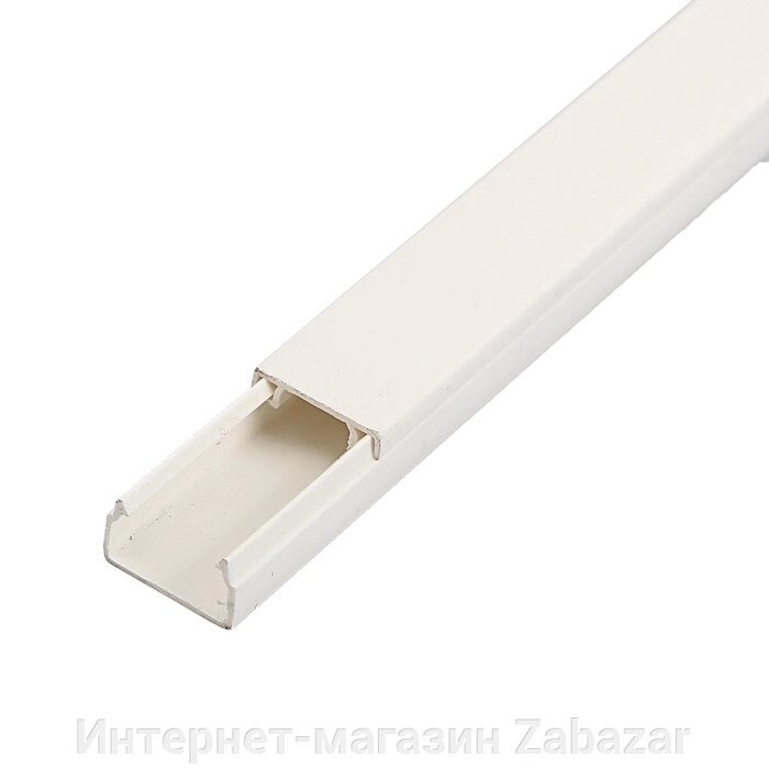 Кабель-канал IEK ECOLINE, 15х10 мм, L=2000 мм, пластик, белый от компании Интернет-магазин Zabazar - фото 1
