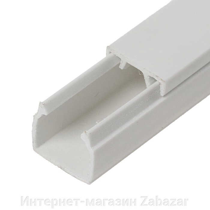 Кабель-канал TDM "Народный", 2 м, 12х12 мм, белый от компании Интернет-магазин Zabazar - фото 1