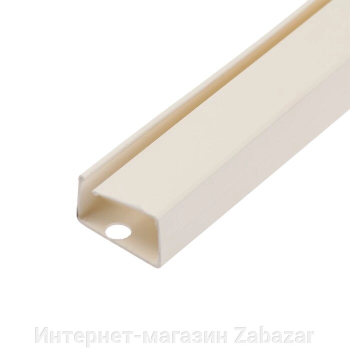 Кабель-канал Уфакор, 25х16 мм, L=2200 мм, белый от компании Интернет-магазин Zabazar - фото 1