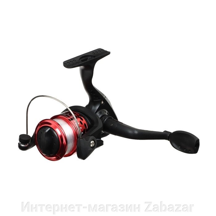 Катушка оснащённая BH200, 3 подшипника, 5.1:1, пластиковая шпуля, красная от компании Интернет-магазин Zabazar - фото 1