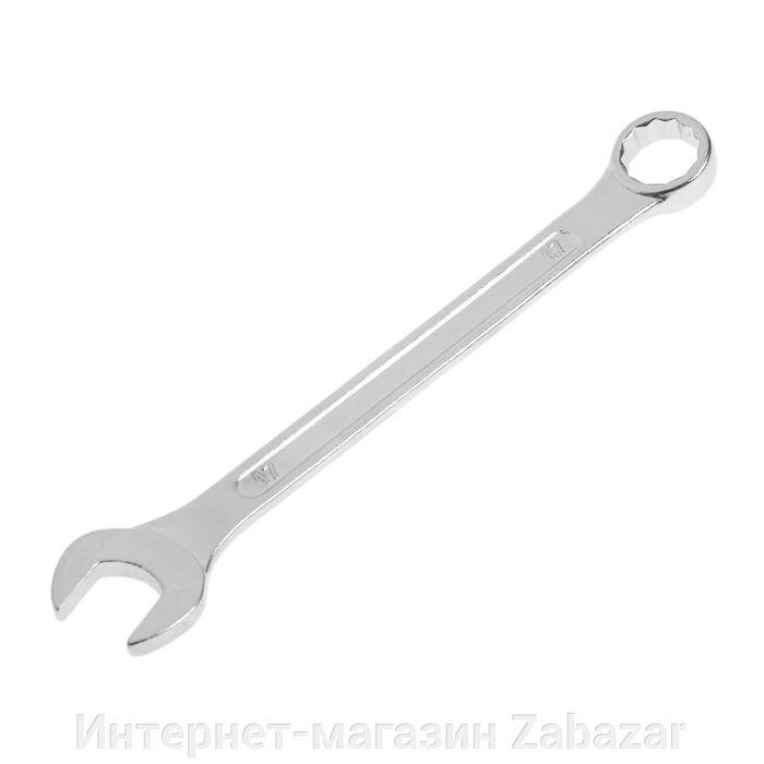 Ключ комбинированный ТУНДРА, хромированный, 17 мм от компании Интернет-магазин Zabazar - фото 1