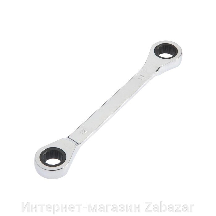 Ключ накидной трещоточный ТУНДРА, CrV, полированный, 72 зуба, 12 х 13 мм от компании Интернет-магазин Zabazar - фото 1