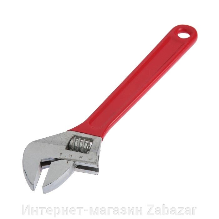 Ключ разводной ЛОМ, обрезиненная рукоятка, 300 мм от компании Интернет-магазин Zabazar - фото 1