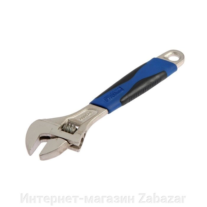 Ключ разводной ТУНДРА, двухкомпонентная рукоятка, 200 мм от компании Интернет-магазин Zabazar - фото 1