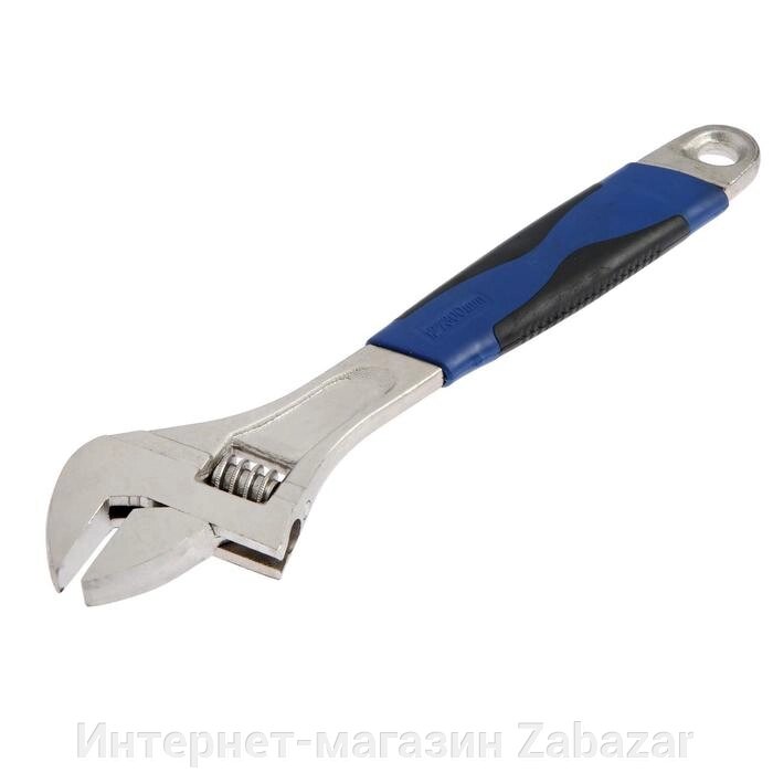 Ключ разводной ТУНДРА, никелированный, двухкомпонентная рукоятка, 300 мм от компании Интернет-магазин Zabazar - фото 1