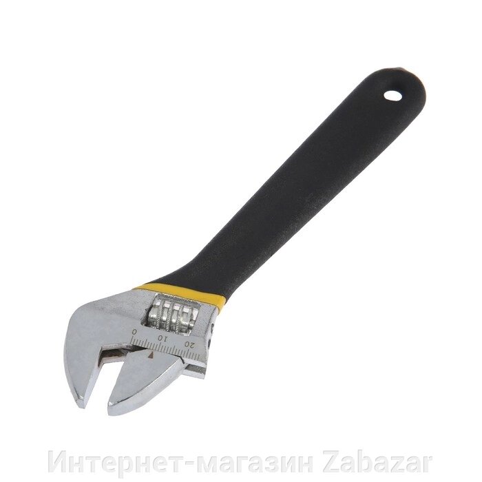 Ключ разводной ТУНДРА, обрезиненная рукоятка, 200 мм от компании Интернет-магазин Zabazar - фото 1