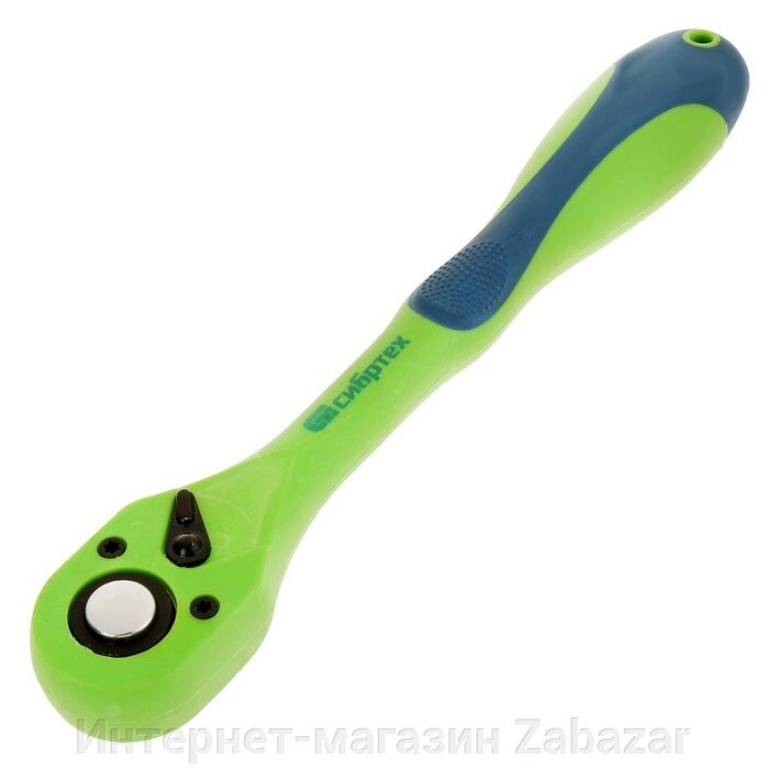 Ключ-трещотка "СИБРТЕХ", 1/2", двухкомпонентная рукоятка от компании Интернет-магазин Zabazar - фото 1