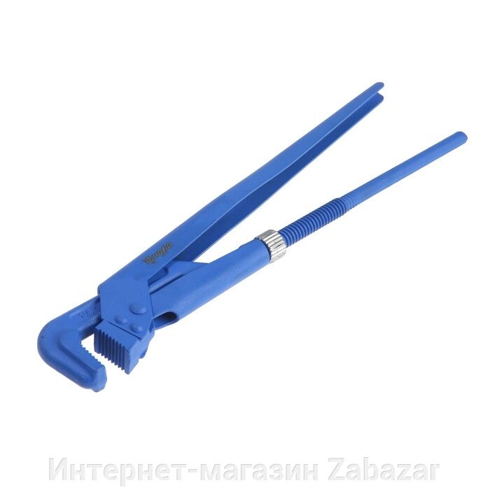 Ключ трубный рычажный ТУНДРА, плоский зажим 90°, раскрытие до 50 мм, №2, 1 1/2" от компании Интернет-магазин Zabazar - фото 1