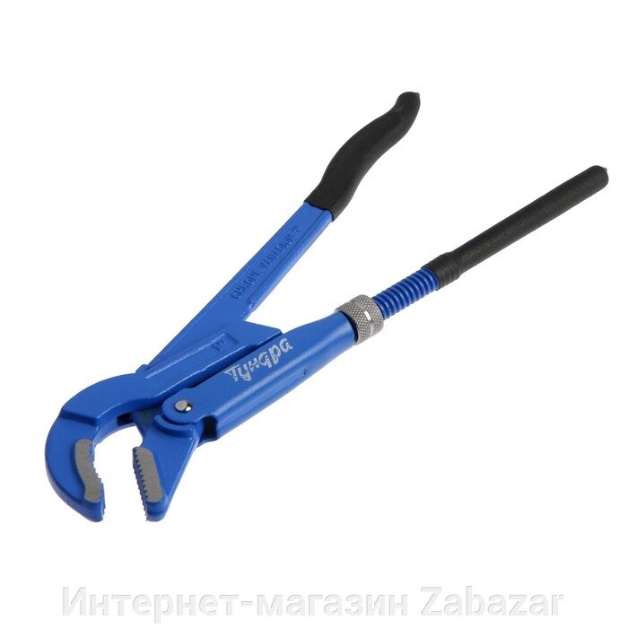 Ключ трубный рычажный ТУНДРА, полукруглый зажим 45°, раскрытие до 35 мм, №1, 1" от компании Интернет-магазин Zabazar - фото 1