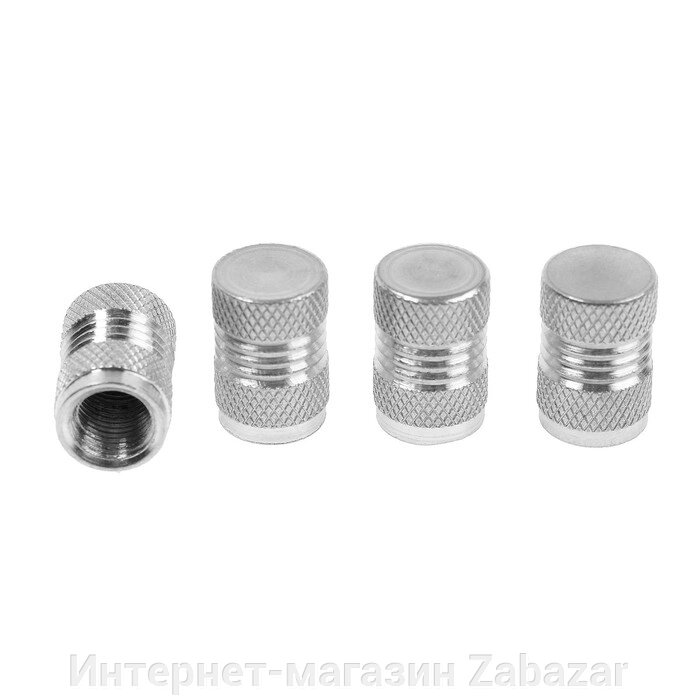 Колпачок на вентиль TORSO, хром, набор 4 шт от компании Интернет-магазин Zabazar - фото 1