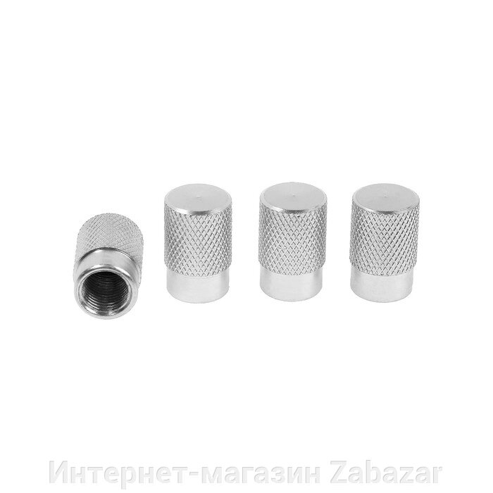 Колпачок на вентиль TORSO, хром, набор 4 шт от компании Интернет-магазин Zabazar - фото 1