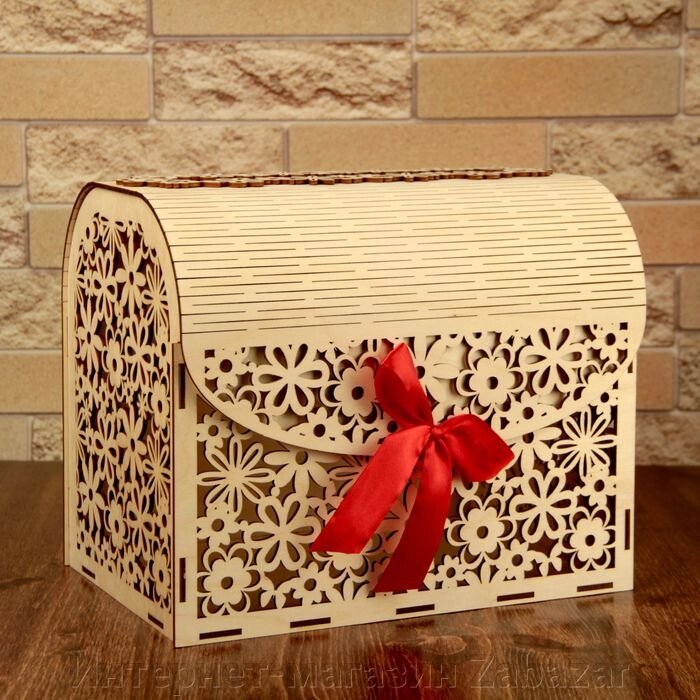 Коробка для денег «Семейный банк», деревянный от компании Интернет-магазин Zabazar - фото 1