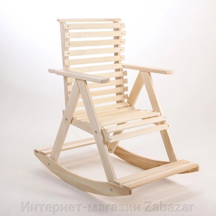 Кресло-качалка, 7011090см, из липы, "Добропаровъ" от компании Интернет-магазин Zabazar - фото 1