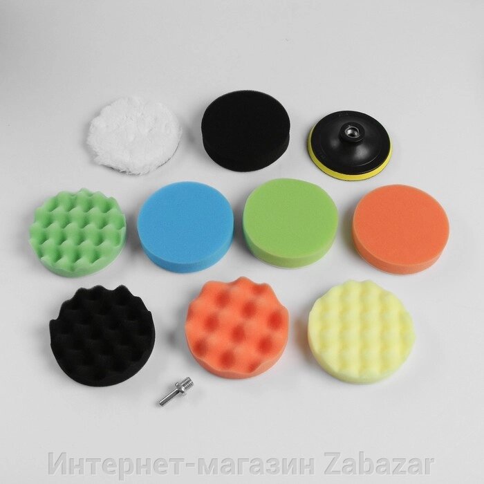 Круг для полировки TORSO, 125 мм, набор 11 предметов от компании Интернет-магазин Zabazar - фото 1