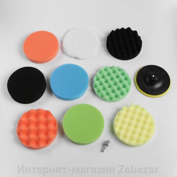 Круг для полировки TORSO, 150 мм, набор 11 предметов от компании Интернет-магазин Zabazar - фото 1