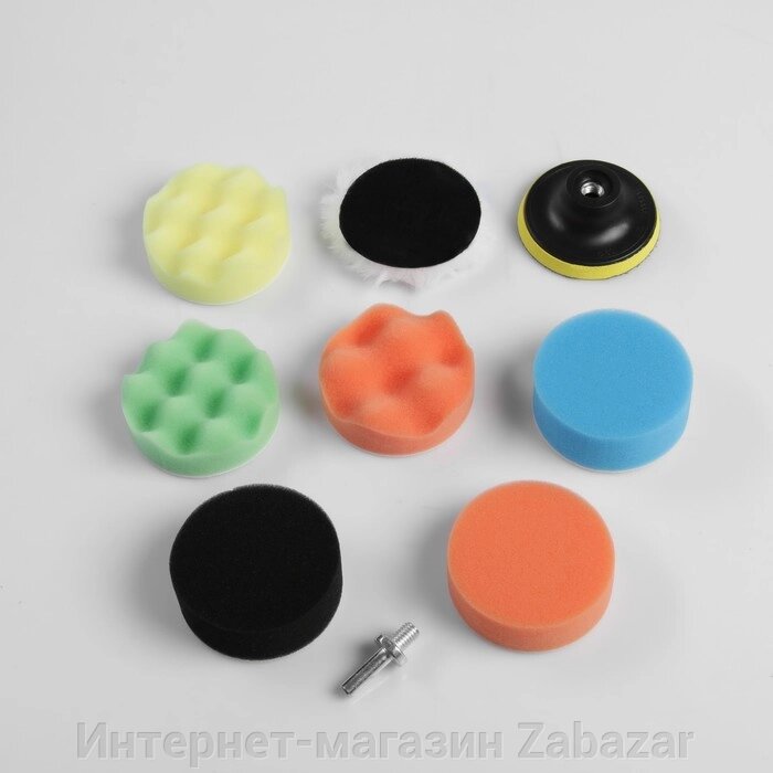 Круг для полировки TORSO, 75 мм, набор 9 предметов от компании Интернет-магазин Zabazar - фото 1
