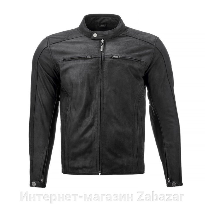 Куртка кожаная MOTEQ Arsenal, мужская, черный, XXXL от компании Интернет-магазин Zabazar - фото 1